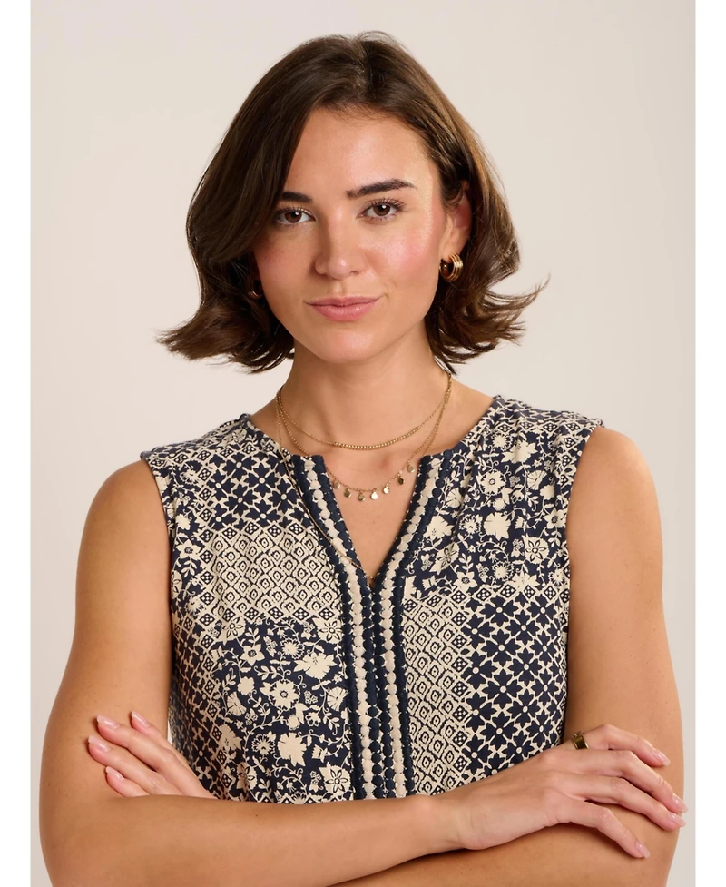 Brakeburn Women's Amanda Printed Jumpsuit