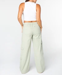 Celebrity Pink Juniors' Wide-Leg Cargo Pants
