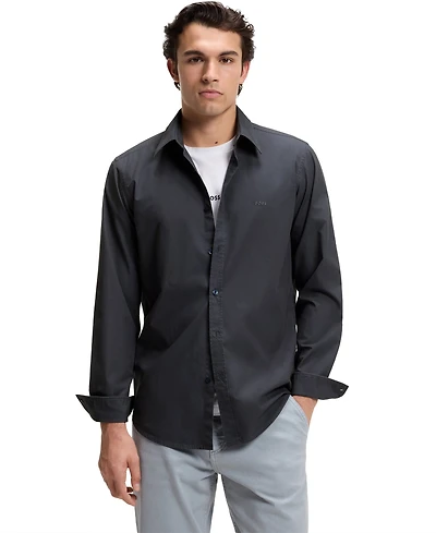 Boss by Hugo Men's Cotton Poplin Regular-Fit Dress Shirt