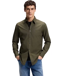 Boss by Hugo Men's Cotton Poplin Regular-Fit Dress Shirt