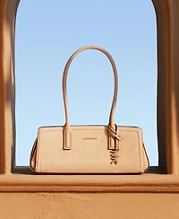 Michael Kors Leather Medium Shoulder Tote Handbag
