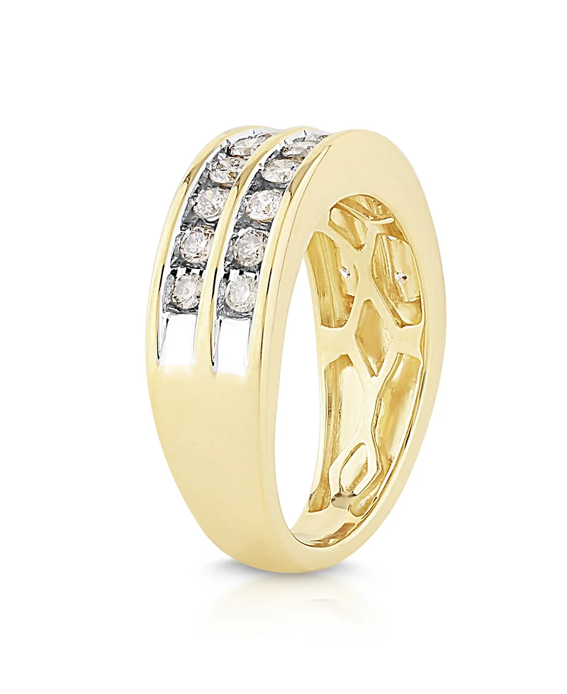Diamond Two-Row Band (1/2 ct. t.w.) 14k Gold