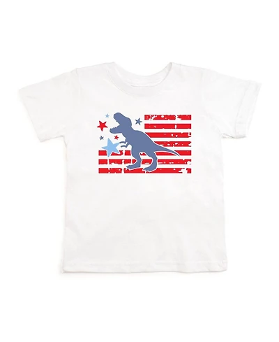 Sweet Wink Toddler Boys All American Dino Short Sleeve T-Shirt
