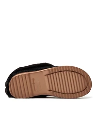 Dearfoams Women's Hannah Festive Knit Clog Slippers