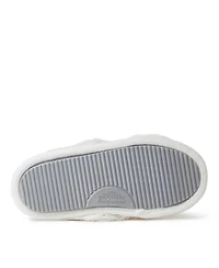 Dearfoams Women's Jessica Furry Cross Band Slide Slippers