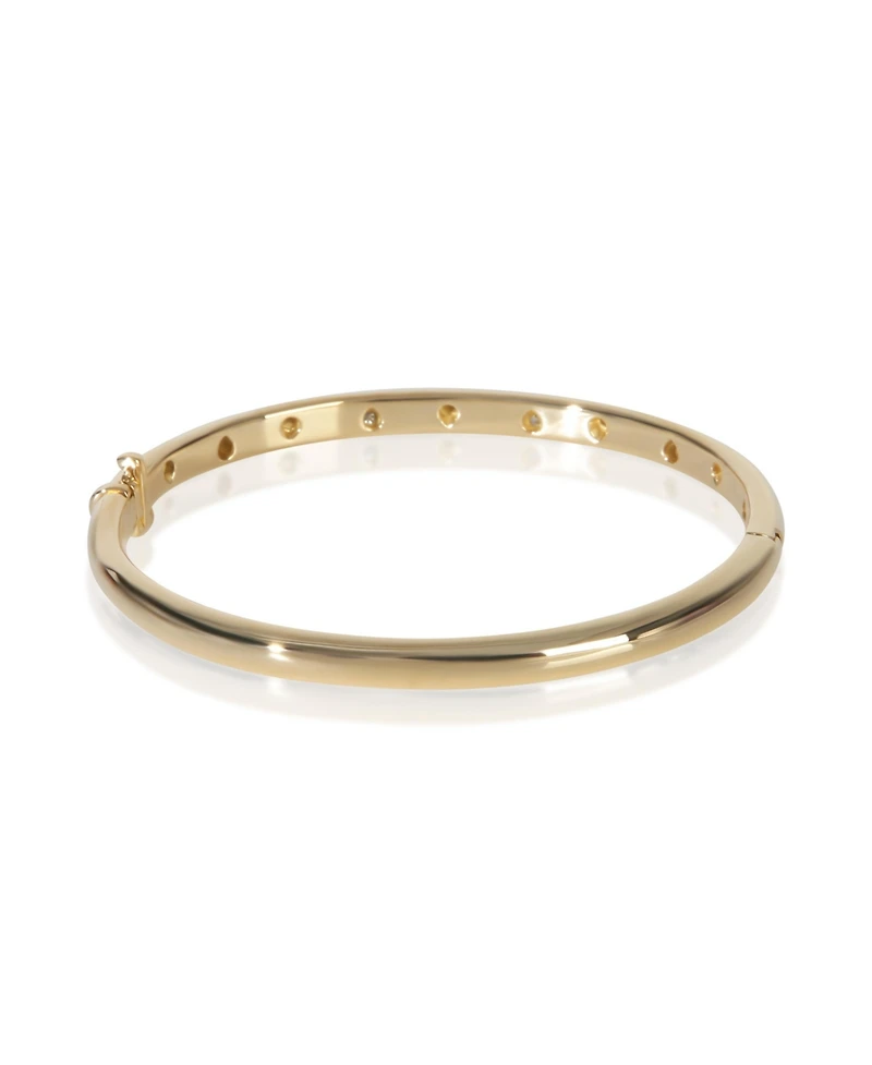 Pre-Owned Tiffany and Co Yellow Gold and Platinum Diamond Etoile Bracelet