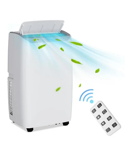 Xo 14,000 Btu Portable Ac, Led Touch Panel and Remote Control, Quiet 3-in-1 Cooling, Dehumidifier and Fan, 750 Sq. Ft