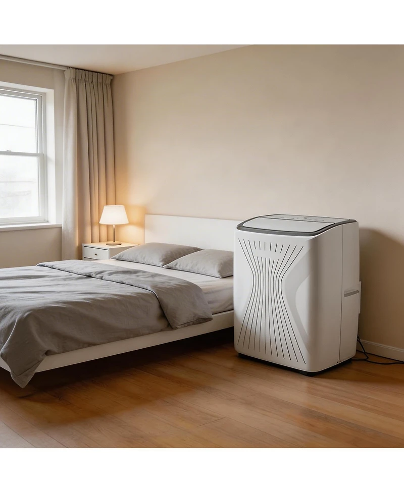 Xo 14,000 Btu Portable Ac, 5-in-1 Cooling, Dehumidifier, Fan, Auto and Sleep, Remote