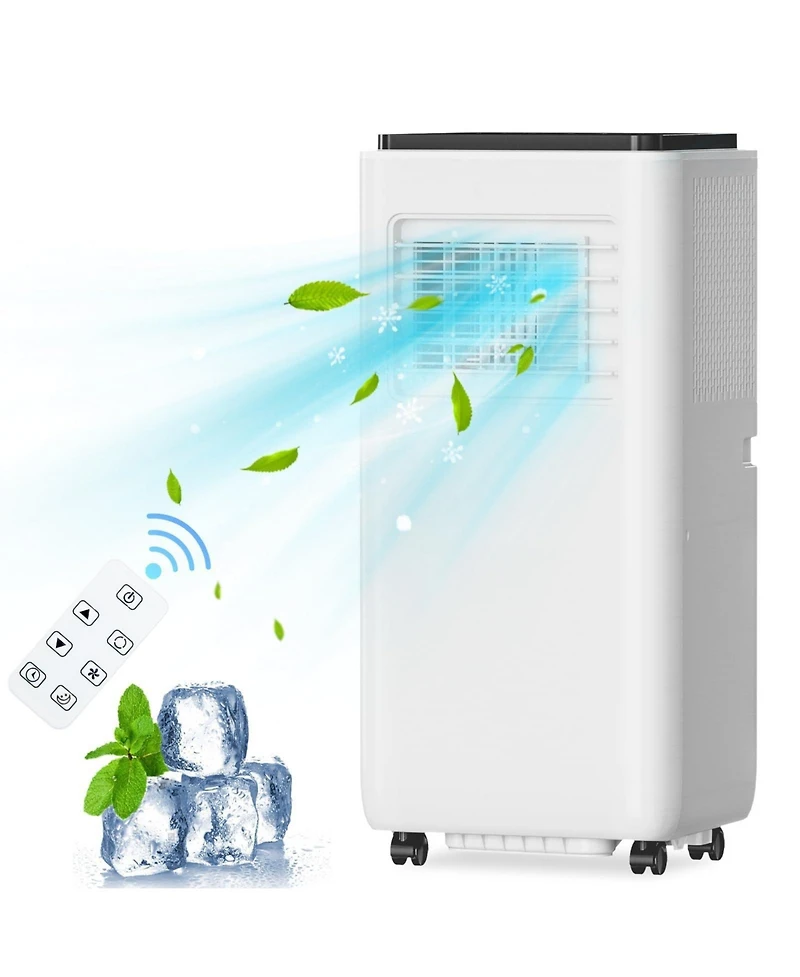 Xo 8,000 Btu Portable Air Conditioner with Quiet Cooling, Remote and 24-Hour Timer for Bedroom, Office, Dorm or Apartment