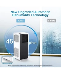 Xo 8000 Btu Portable Air Conditioners, 3 in 1 with Cool, Dry, Fan Modes for Bedroom up to 350 Sq.Ft.