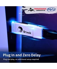 Brook Wingman FGC2 Wired Controller Adapter for PlayStation 5 and Pc