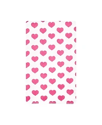 Hudson Baby Girl Cotton Poly Flannel Burp Cloths Bundle, Cloudy Rainbow