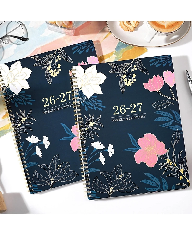Gnuadz Academic Planner 2026-2027 Weekly Monthly Spiral Tabs