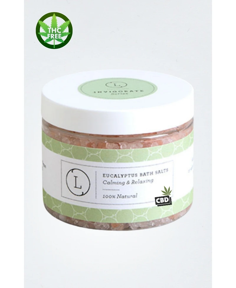 Lizush Cbd Eucalyptus Natural Bath Salts, Calming and Relaxing