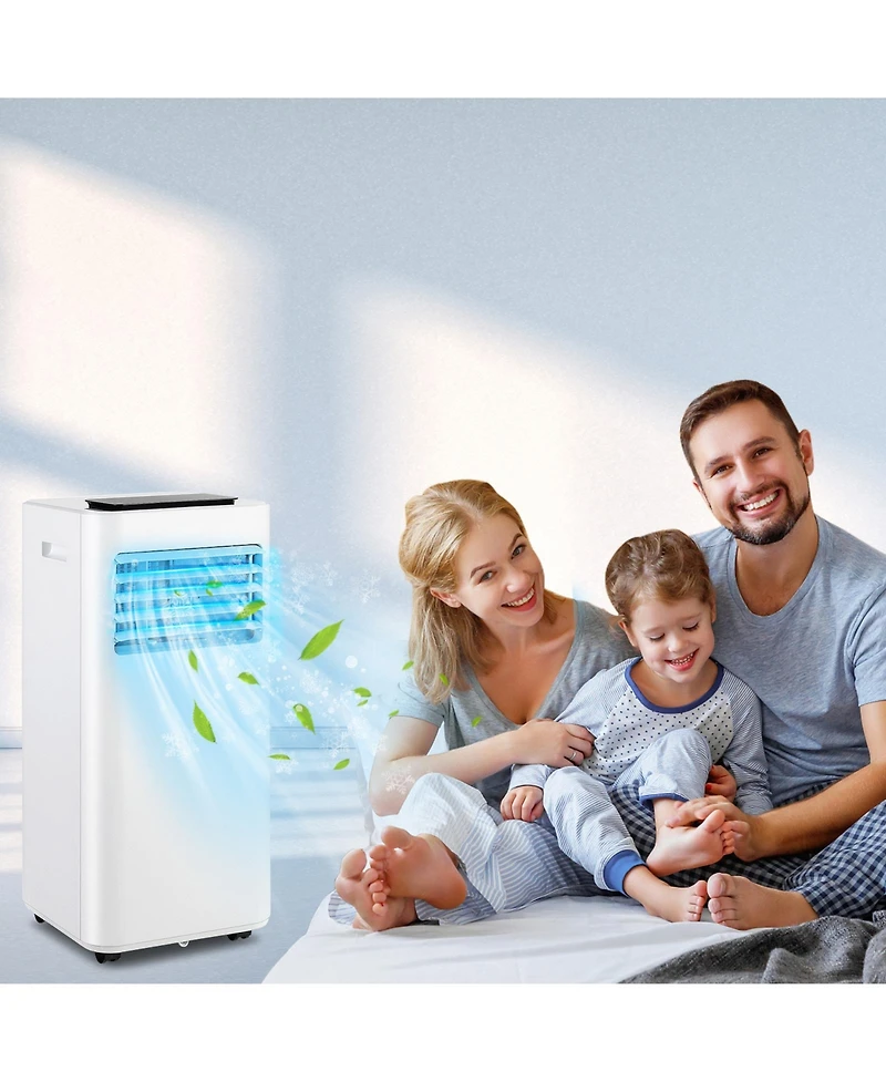 Ecooso 8000 Btu(Ashrae) Portable Air Conditioner with Remote Control