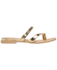 Dolce Vita Women's Tarina Square Toe Embellished Flat Sandals