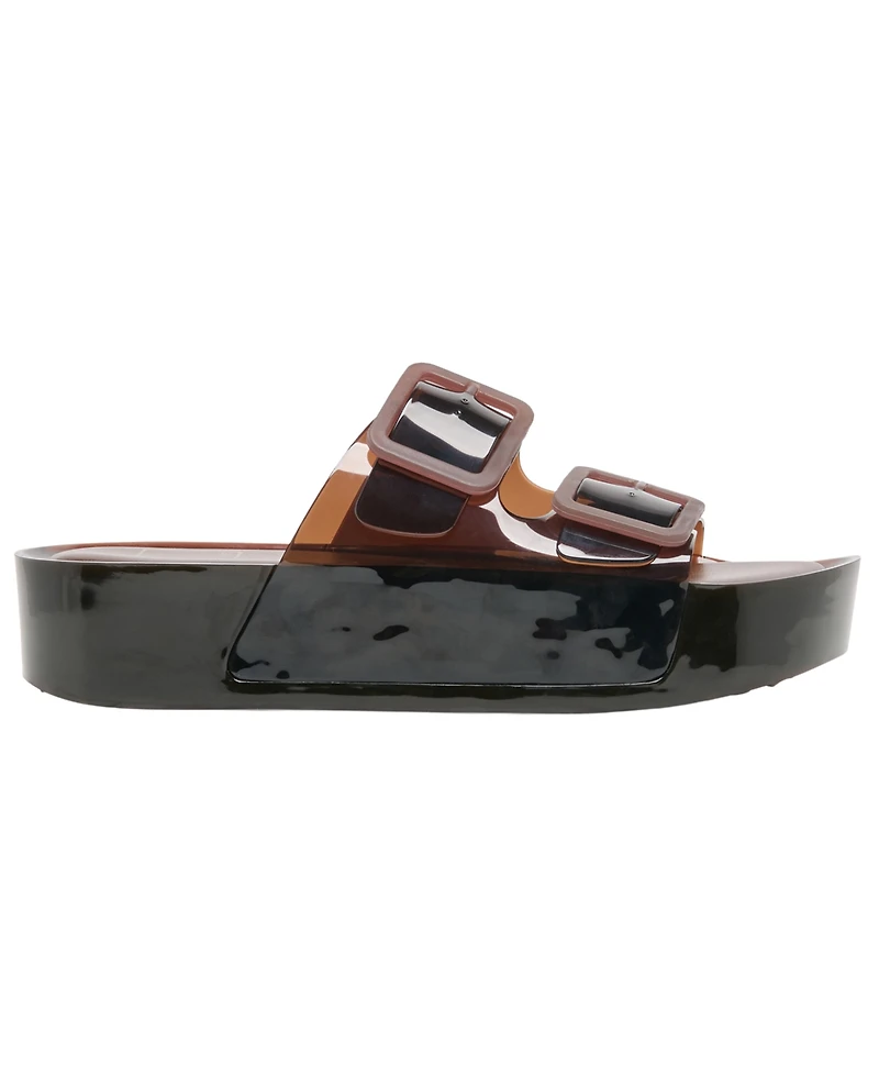 Dolce Vita Women's Julio X Jelly Double-Band Footbed Platform Sandals