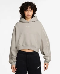 Nike Studio Fleece Women's Oversized Scallop-Trim Hoodie