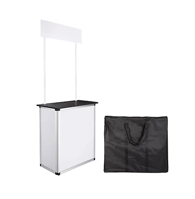 Yescom Road Show Promotional Display Counter Stand Table Kiosk Trade Supermarket Pop Up Booth