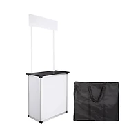 Yescom Road Show Promotional Display Counter Stand Table Kiosk Trade Supermarket Pop Up Booth