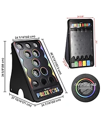 WinSpin Bean Bag Toss Game and Mini Prize Drop Board for Carnival Events School
