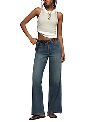 Lucky Brand Women's Stevie High-Rise Wide-Leg Jeans