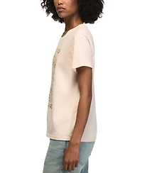 Lucky Brand Women's Strawberry Mandala Printed Classic Crewneck T-Shirt