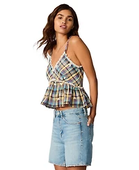Steve Madden Women's Bryna Sleeveless Embroidered Top