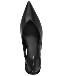 Calvin Klein Women's Chellie Kitten Heel Slingback Dress Pumps
