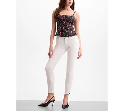 Guess Women's Marilyn Sweetheart Neck Bustier Top