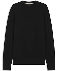 Boss by Hugo Men's Knitted Structure Cotton Sweater