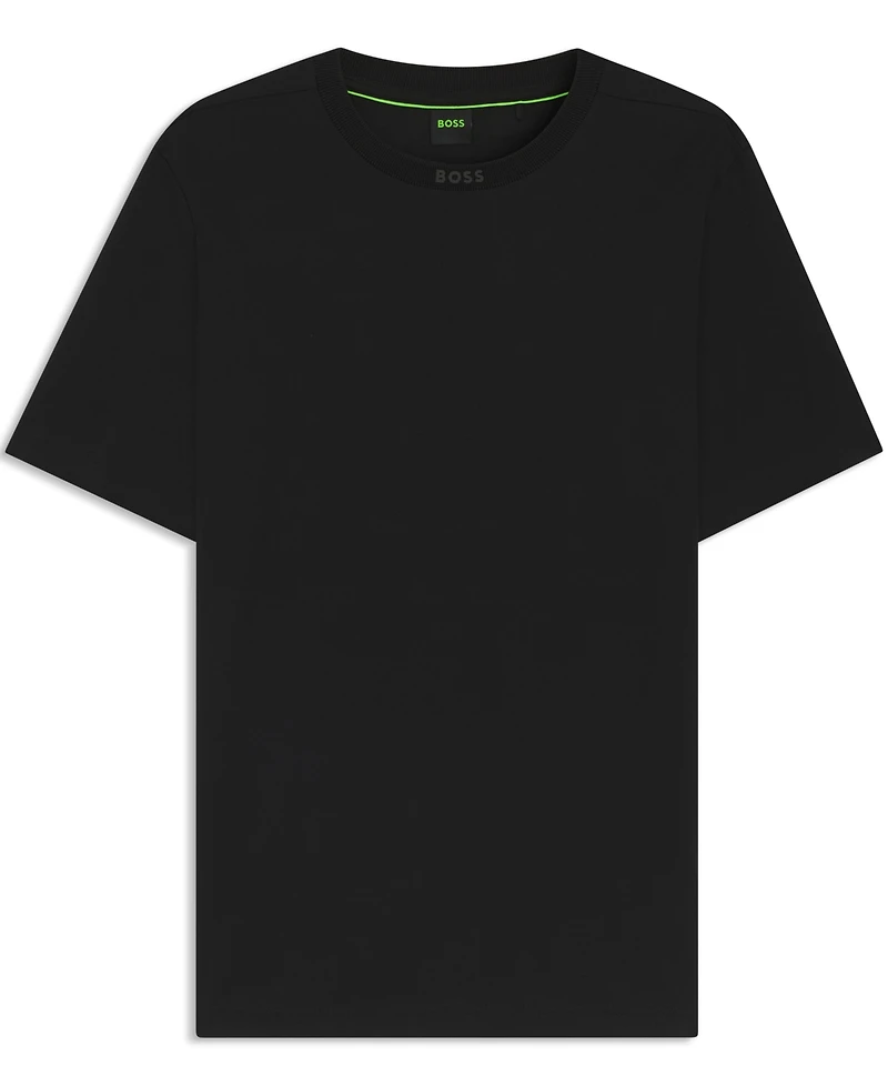 Boss by Hugo Men's Contrast Stripe Cotton T-Shirt