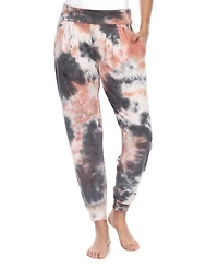 White Mark Women's Tie Dye Lounge Jogger Pants