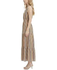 Ny Collection Petite Sleeveless Crinkled Maxi Dress