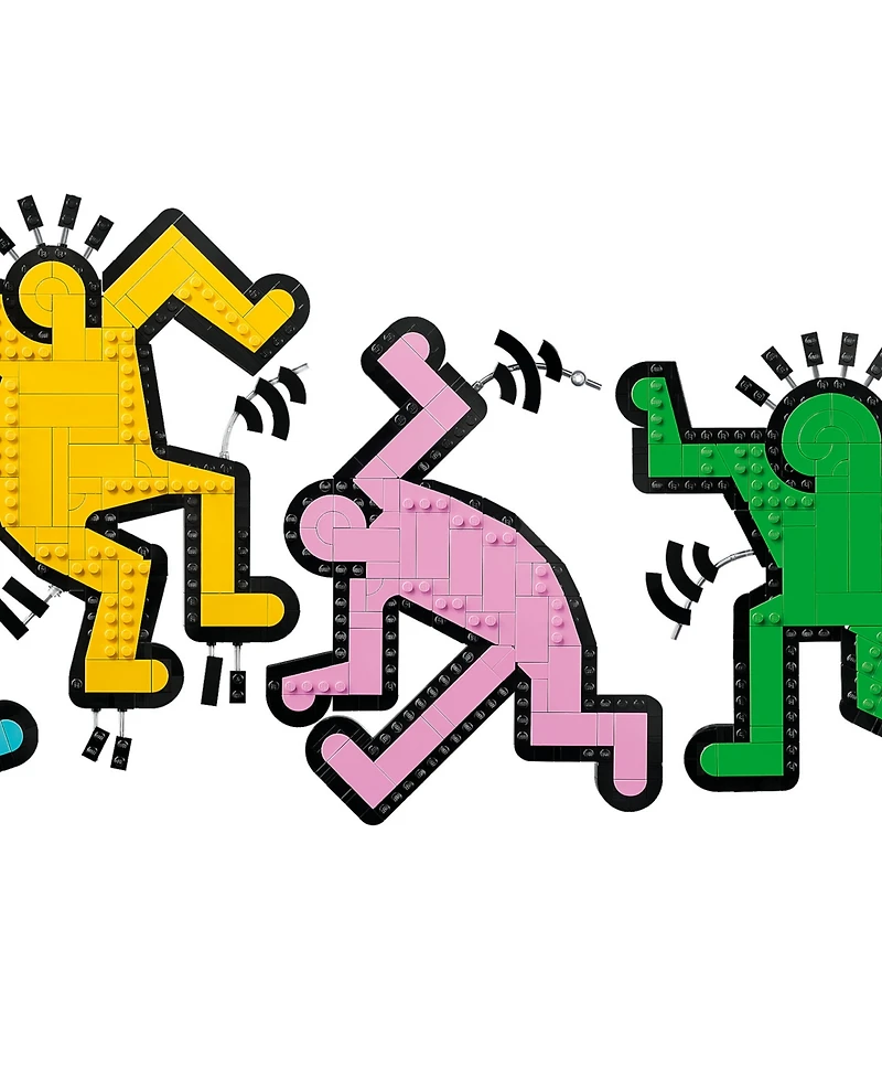 Lego Art Keith Haring Dancing Figure Toys 31216