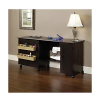 Sauder Miscellaneous Storage Easy Rolling Sewing and Craft Table Cart
