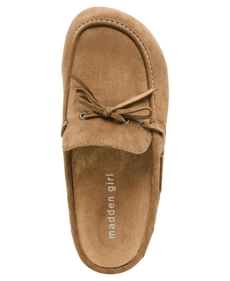 Madden Girl Women's Paisley Moc Toe Footbed Mules Clogs