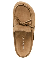 Madden Girl Women's Paisley Moc Toe Footbed Mules Clogs