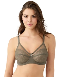 Wacoal Women's Retro Chic Full-Figure Underwire Bra 855186, Up To J Cup