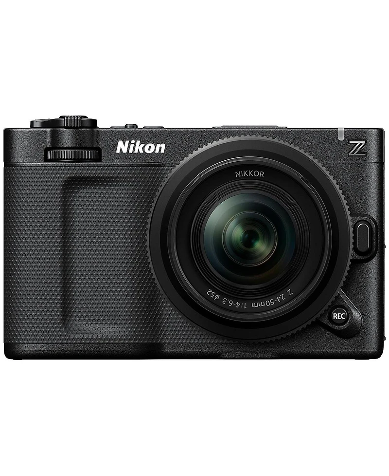 Nikon Zr 6K Cinema Camera with Nikkor Z 24-50mm f/4-6.3 Lens, Bundle with Extra Battery, Shoulder Bag and Cleaning Kit