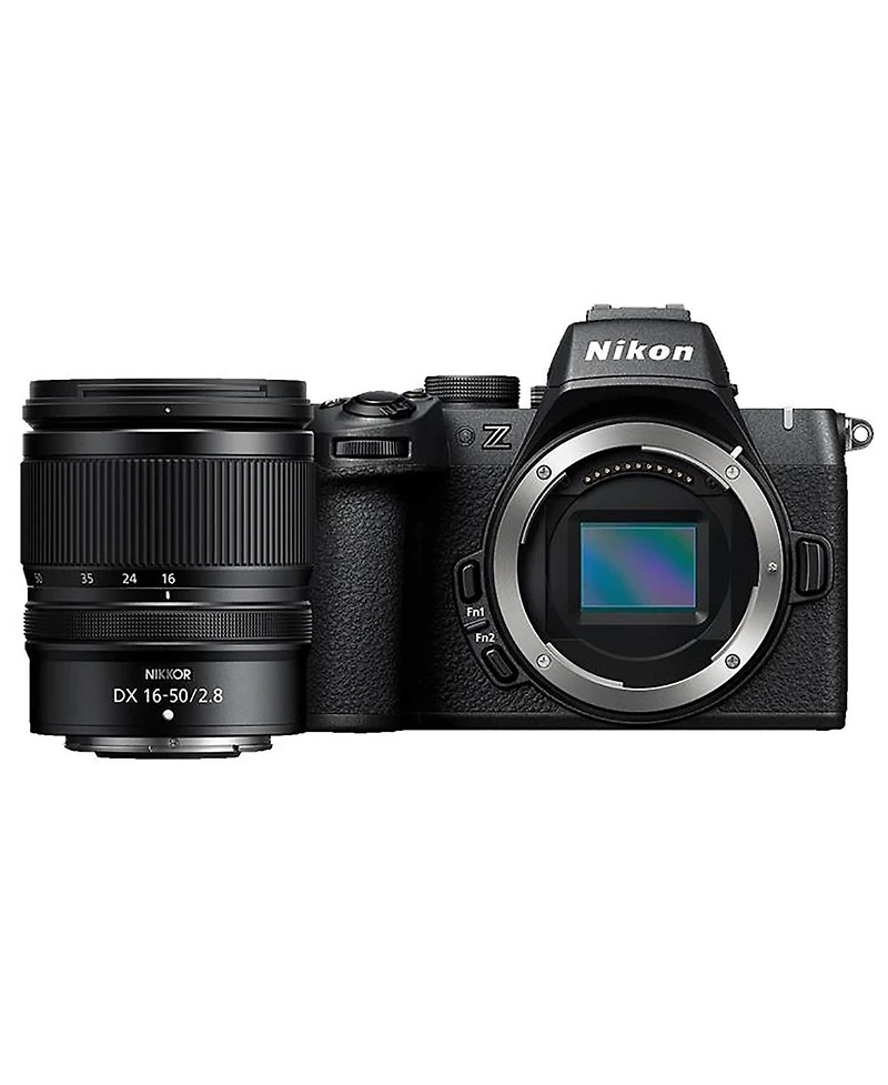 Nikon Z50II Mirrorless Camera with Dx 16-50mm f/2.8 Vr Lens, Bundle with Extra Battery, Shoulder Bag and Cleaning Kit