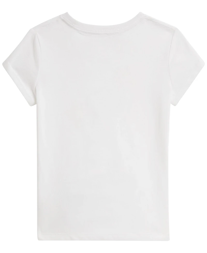 Polo Ralph Lauren Girls' 2T-6X Bear Short-Sleeve Jersey T-Shirt