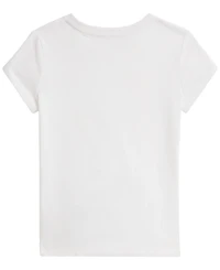 Polo Ralph Lauren Girls' 2T-6X Bear Short-Sleeve Jersey T-Shirt