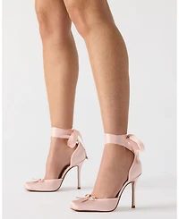 Steve Madden Women's Larina Lace-Up High-Heel Ballet Pumps