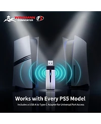 Brook Wingman P5 Wireless Controller Adapter for PlayStation 5 and Pc