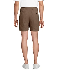 Lands' End Men's 7" Classic Fit Linen Cotton Short