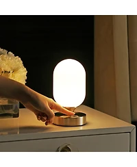 Eli Bohemian Farmhouse Iron Rechargeable Integrated Led Table Lamp