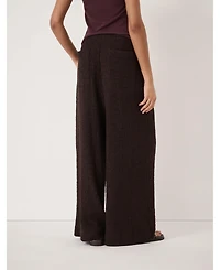 Hush Women's Aria Textured Jersey Wide Leg Pants