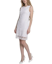 Ny Collection Women's Sleeveless Lace Dress