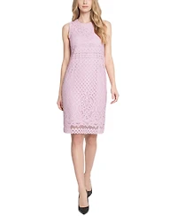 Ny Collection Women's Sleeveless Lace Dress